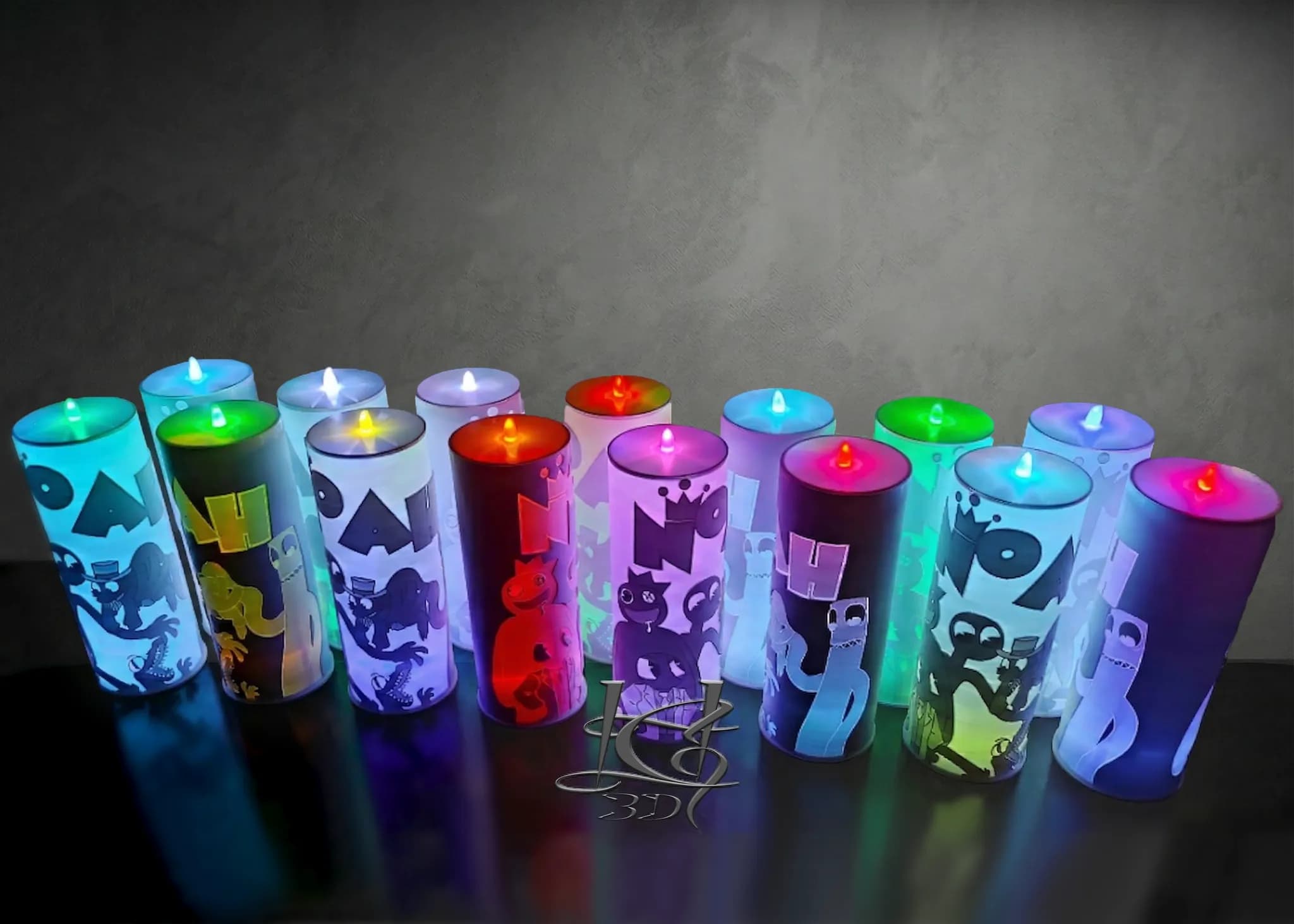 Centros de Mesa Vela 20cm Recargables miniatura 9