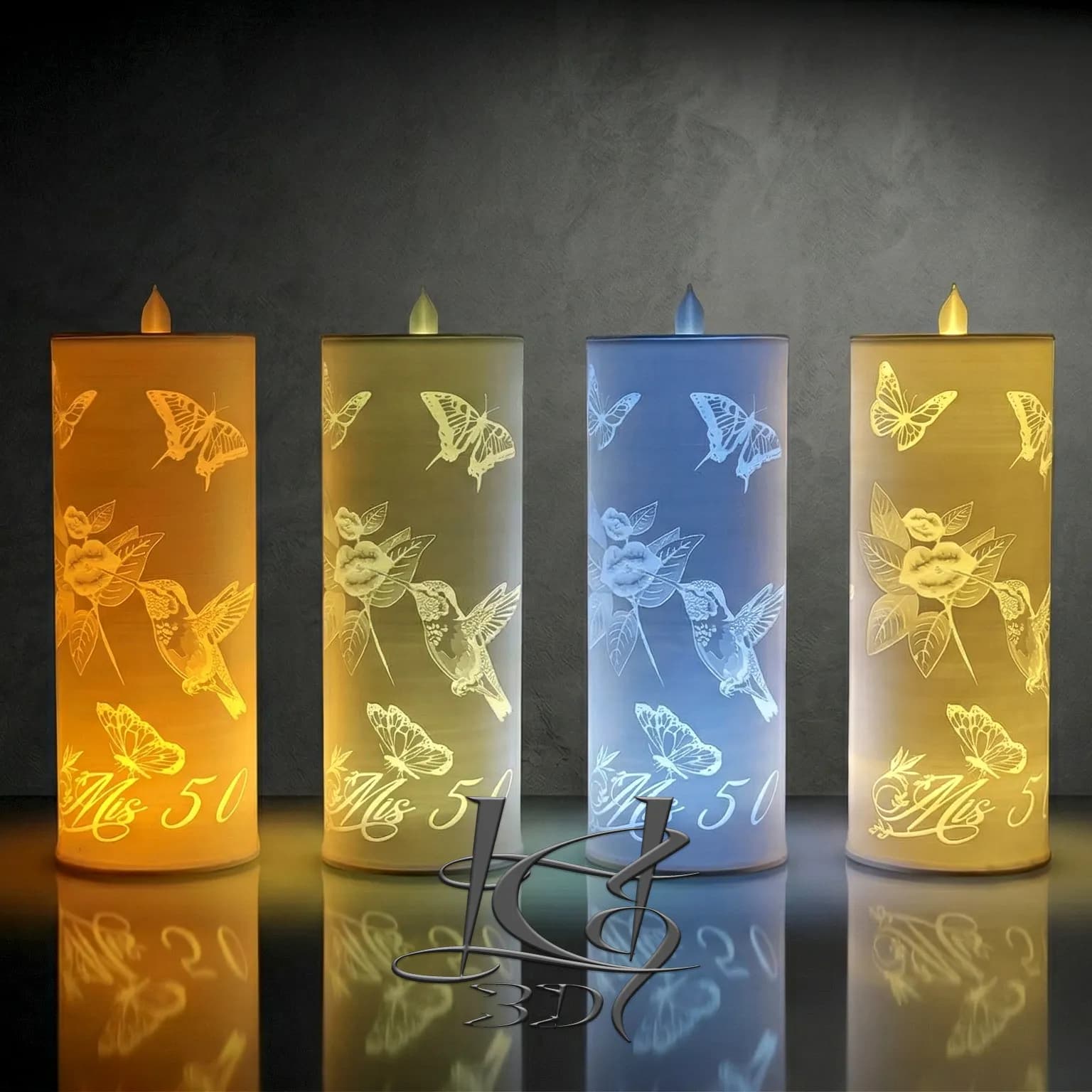 Centros de Mesa Vela 20cm miniatura 2