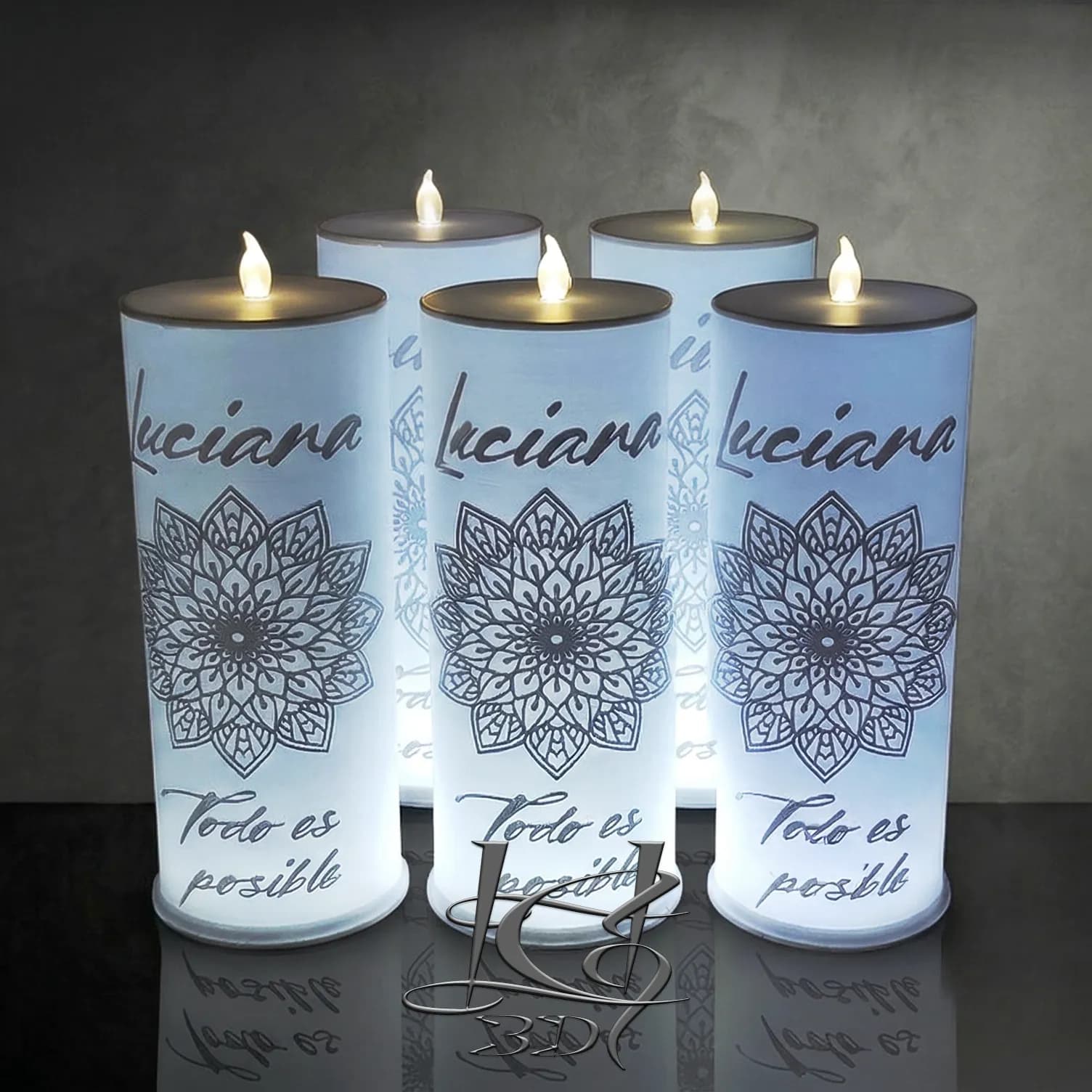 Centros de Mesa Vela 20cm miniatura 10