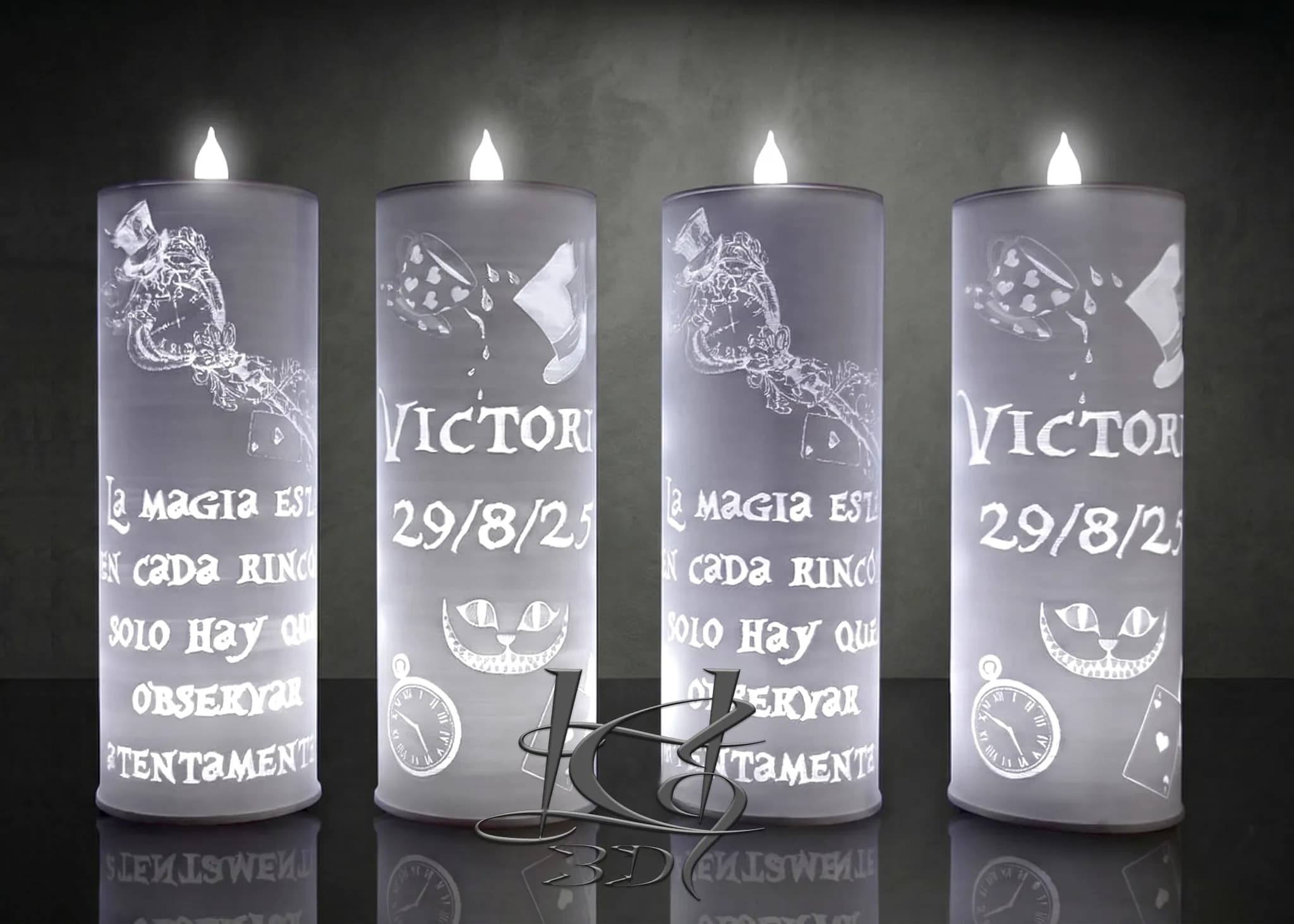 Centros de Mesa Vela 20cm miniatura 11