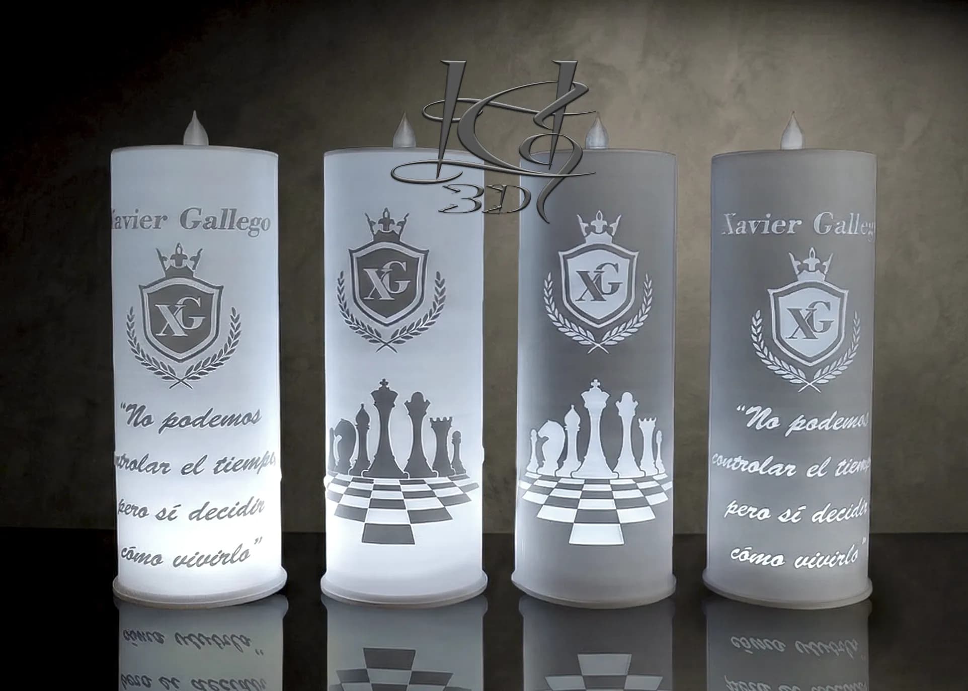 Centros de Mesa Vela 25cm miniatura 2