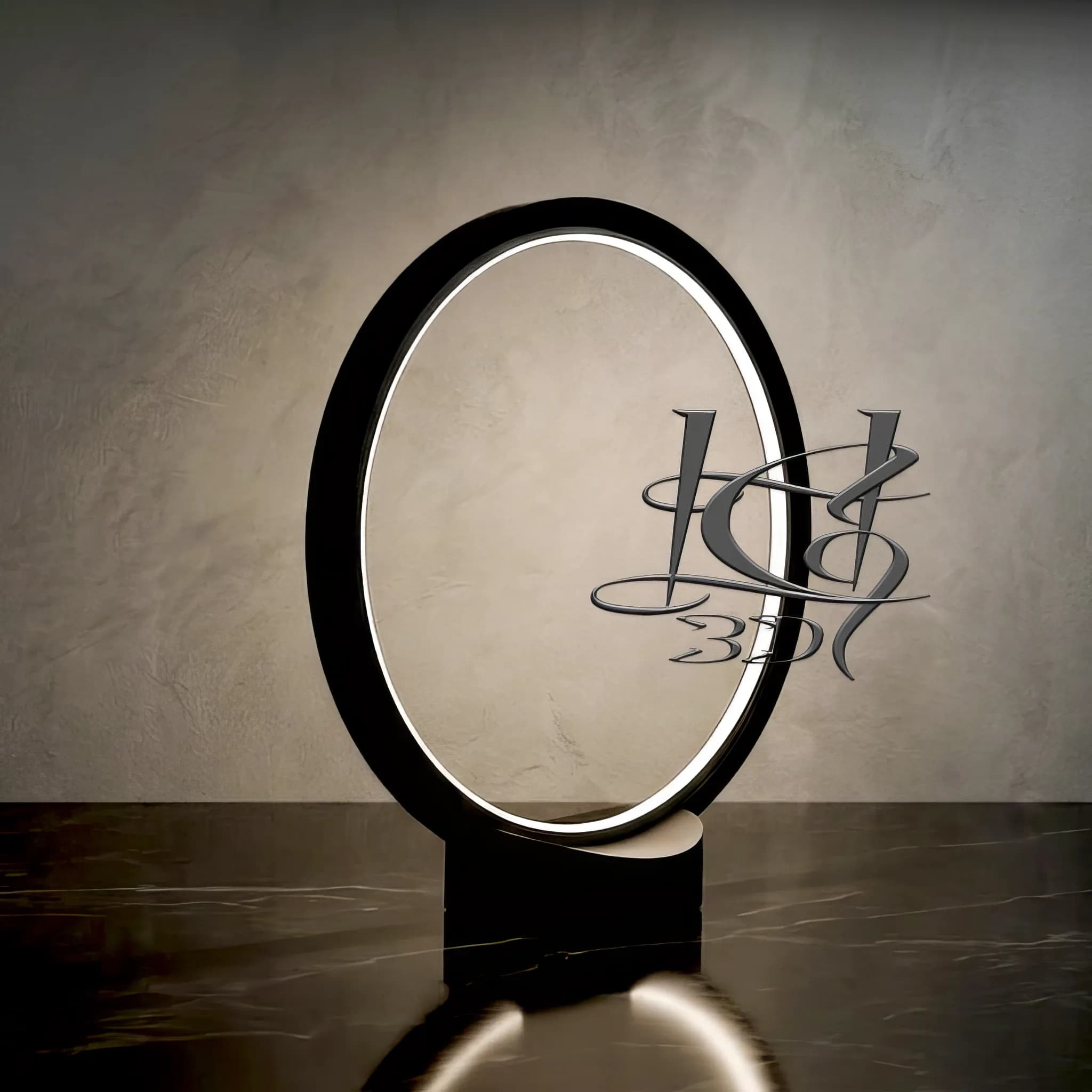 Lámpara Centro de Mesa Anillo LED miniatura 3